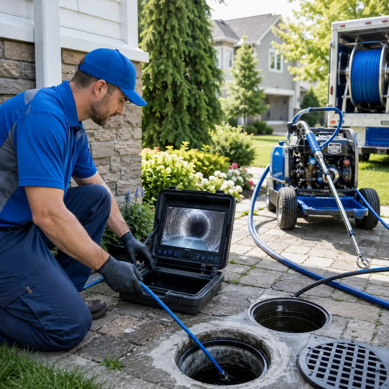 Outdoor drain cleaning professionals serving Baldwinsville, NY